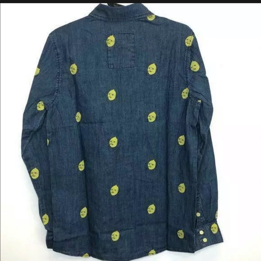 Welovefine Adventure Time Lemon Denim Button Up - Picture 2 of 4